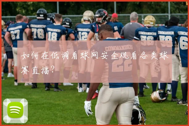 如何在低调看球网安全观看各类球赛直播？